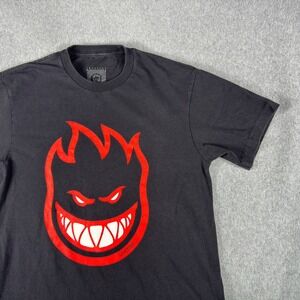 Y2K 2000's Spitfire Wheels Black T-Shirt Small